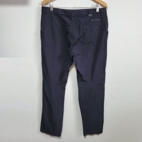 MCKINLEY Grindavik Nylon Stretch 32.5" Hiking Pants Straight Black Women Large - Picture 7 of 16